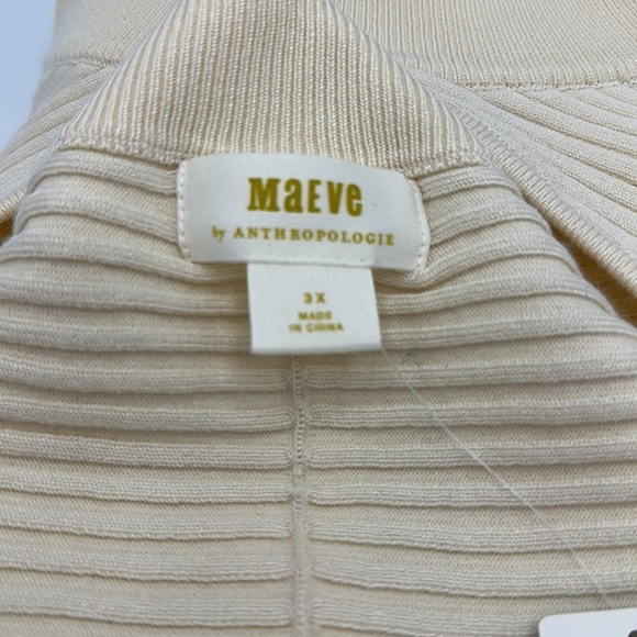 Anthropologie Maeve Courtney Twofer Pullover‎ Sweater Plus Size 3X - Picture 8 of 11